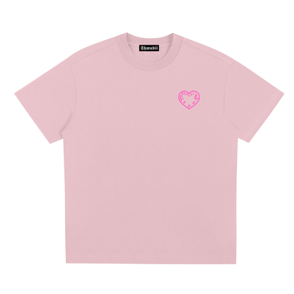 T-shirt imprimé Shwubii lover - rose