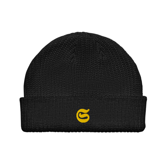 Bonnet marin Brodé S logo - jaune