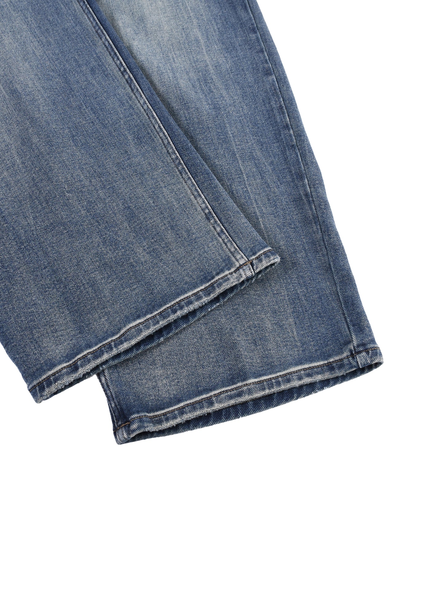 Jeans denim imprimé S logo jaune