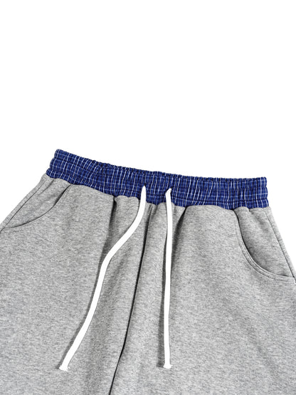 Jogging imprimé stripes S logo - gris