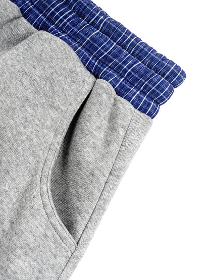 Jogging imprimé stripes S logo - gris