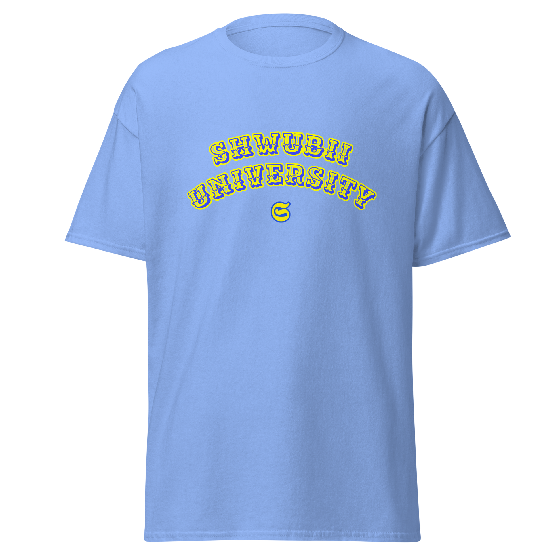 T-shirt Shwubii university - sky blue