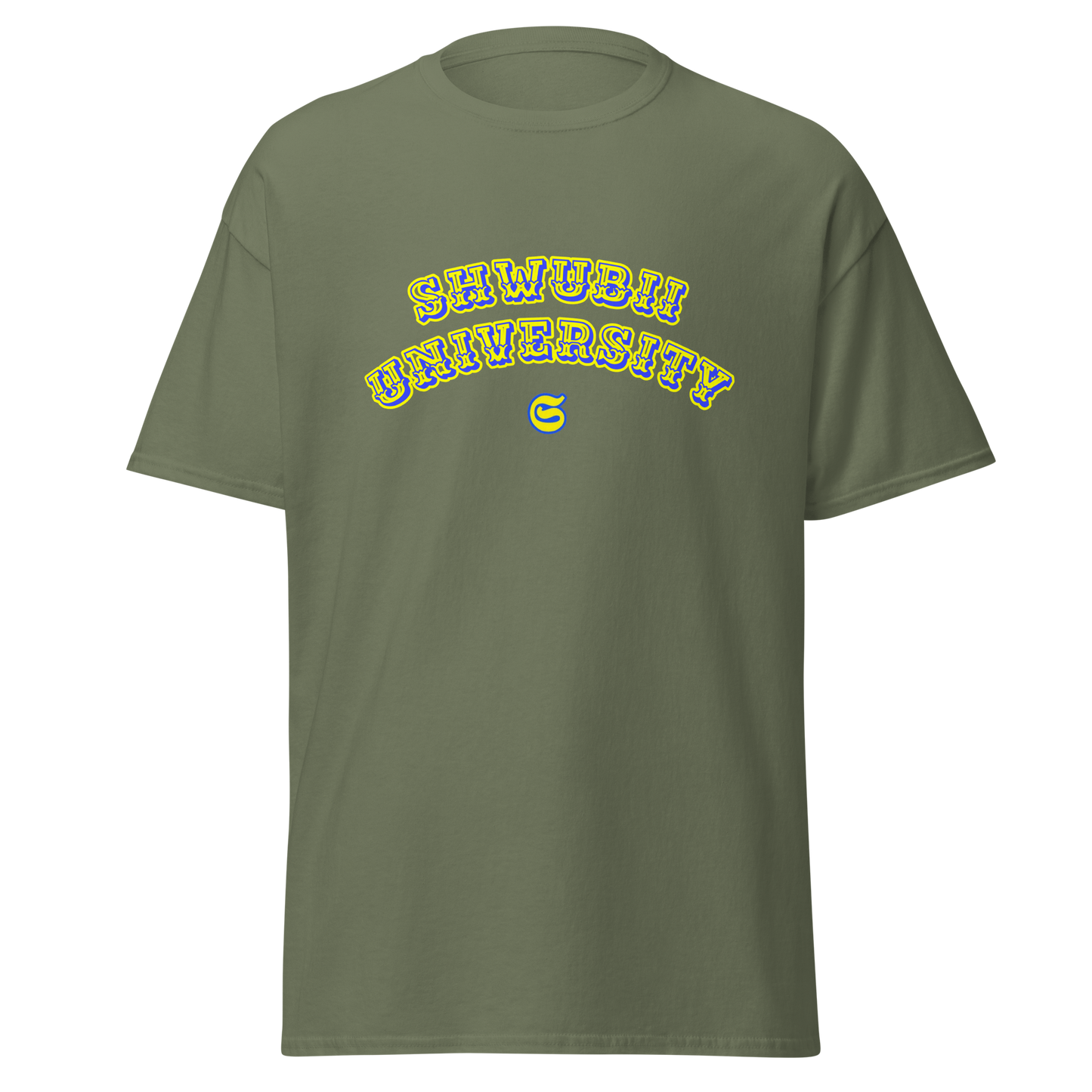 T-shirt Shwubii university - kaki