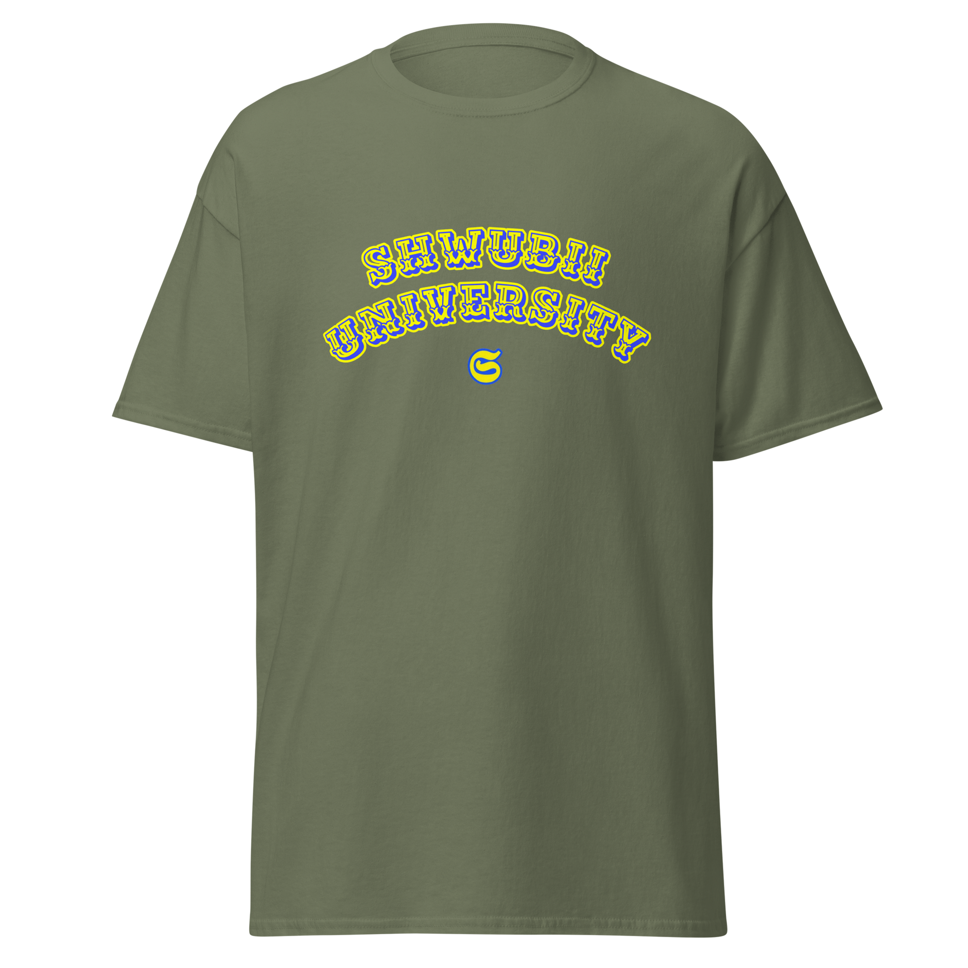T-shirt Shwubii university - kaki