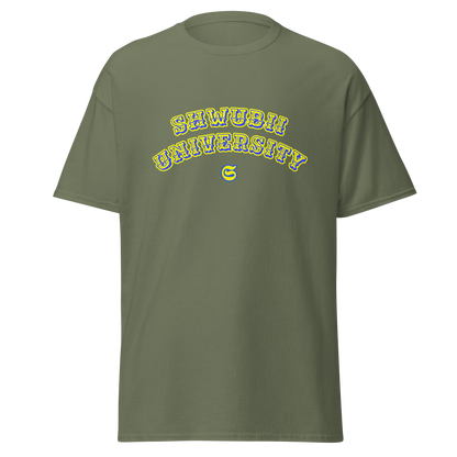 T-shirt Shwubii university - kaki