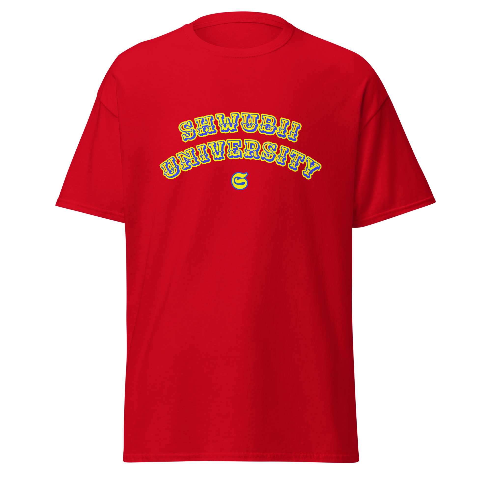 T-shirt Shwubii university - rouge 