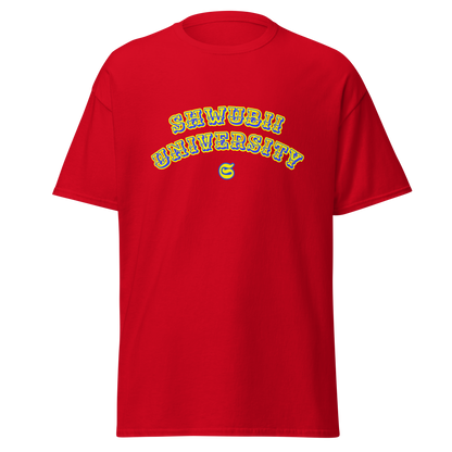 T-shirt Shwubii university - rouge 