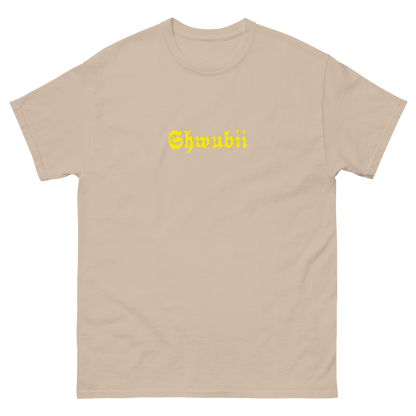 t-shirt Shwubii broderie jaune - sand 