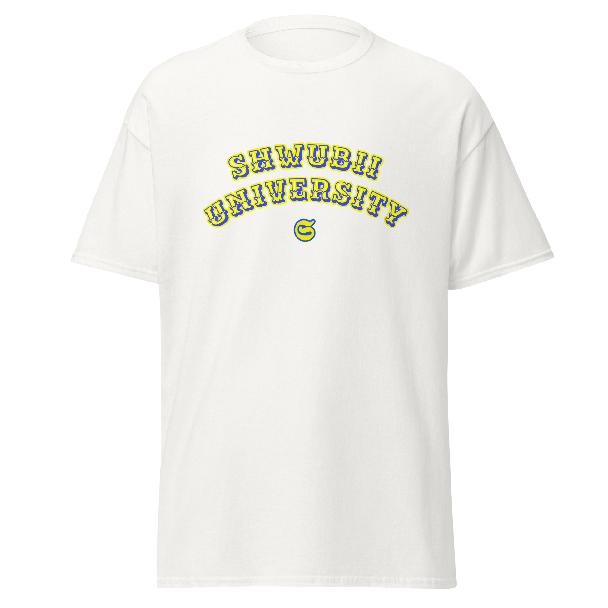 T-shirt Shwubii university - blanc 