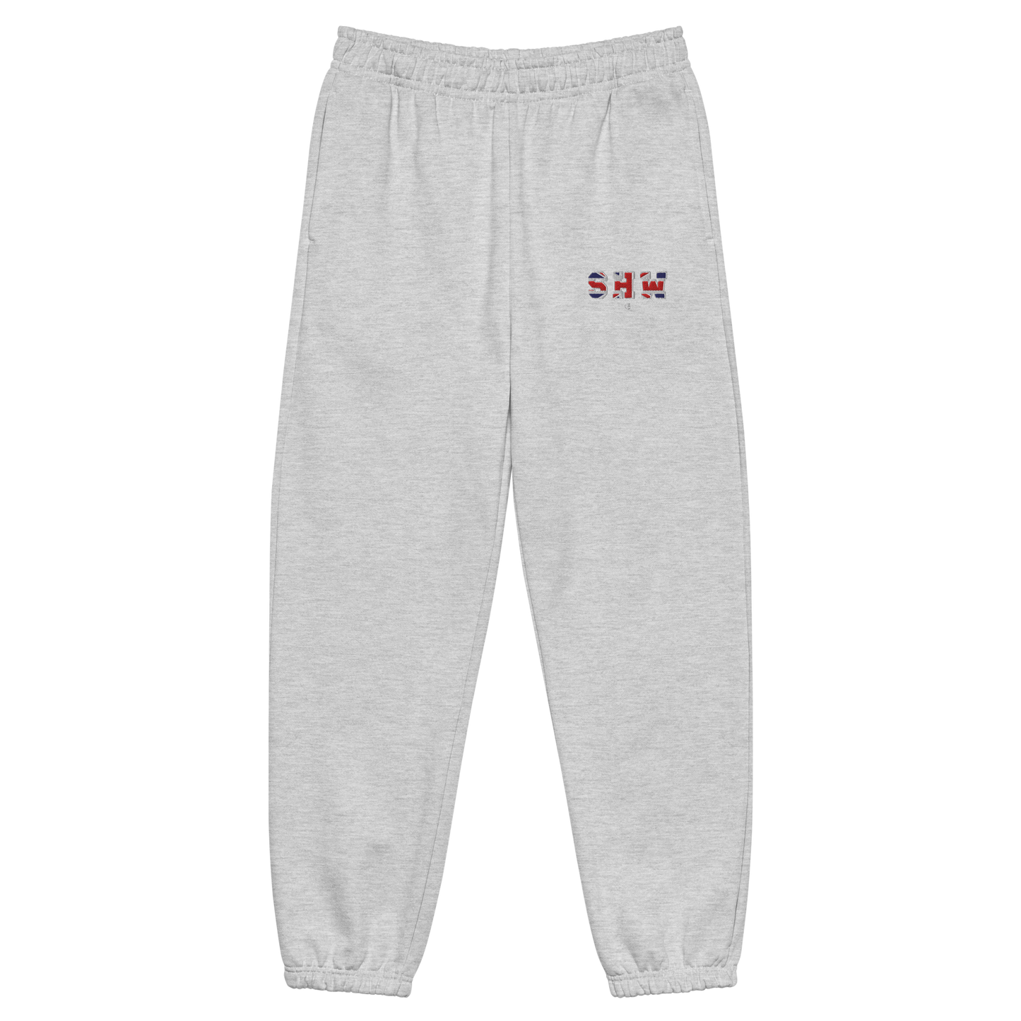 Ensemble jogging & hoodie brodé SHW flag UK - gris