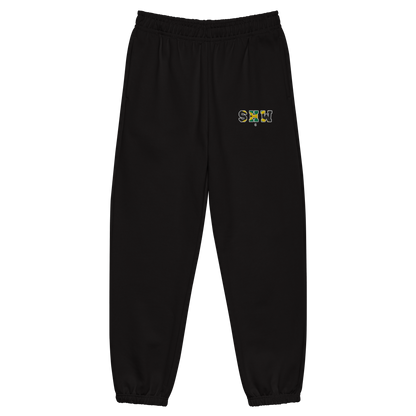 Ensemble jogging & hoodie brodé SHW flag Jamaïque - noir